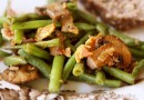 Фасоль с грибами