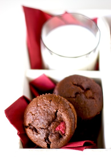 Шоколадные кексы с малиной - Шаг 7