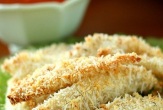 Рыбные палочки в сырной панировке