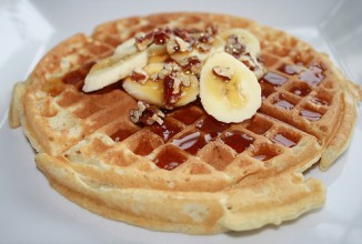 Банановые вафли