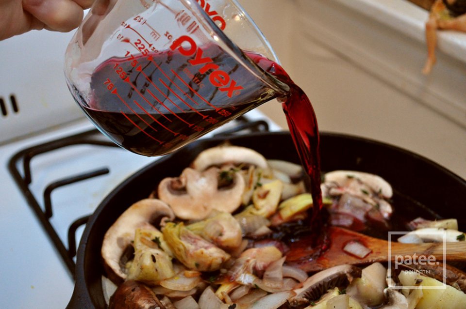 Куриное филе в винном соусе - Шаг 15