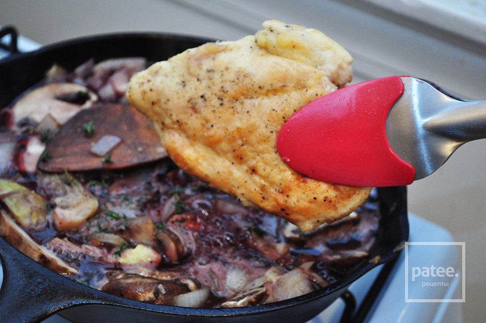 Куриное филе в винном соусе - Шаг 17