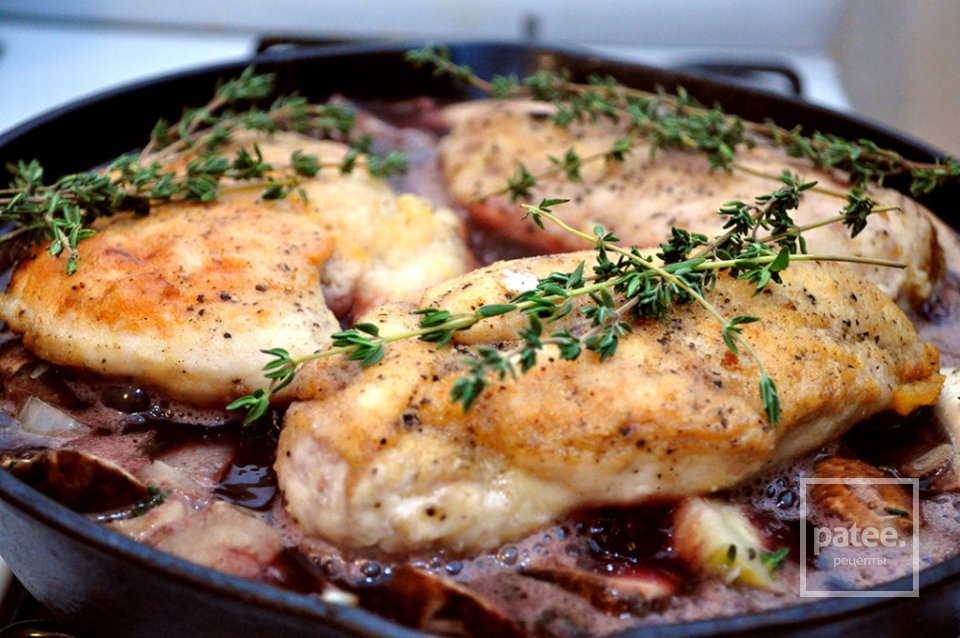 Куриное филе в винном соусе - Шаг 18