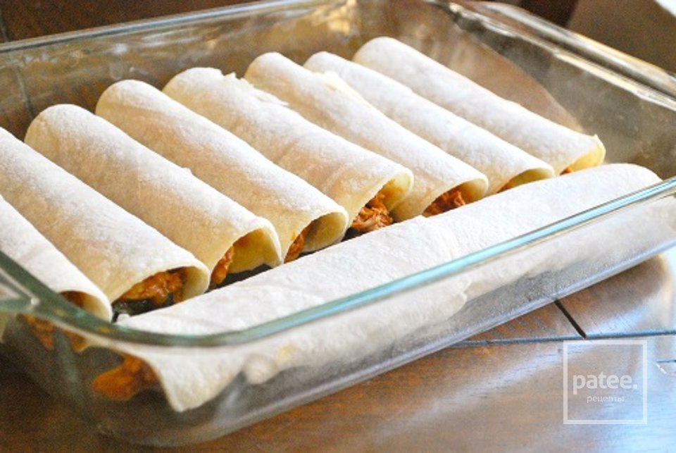 Энчилада с курицей - Шаг 10