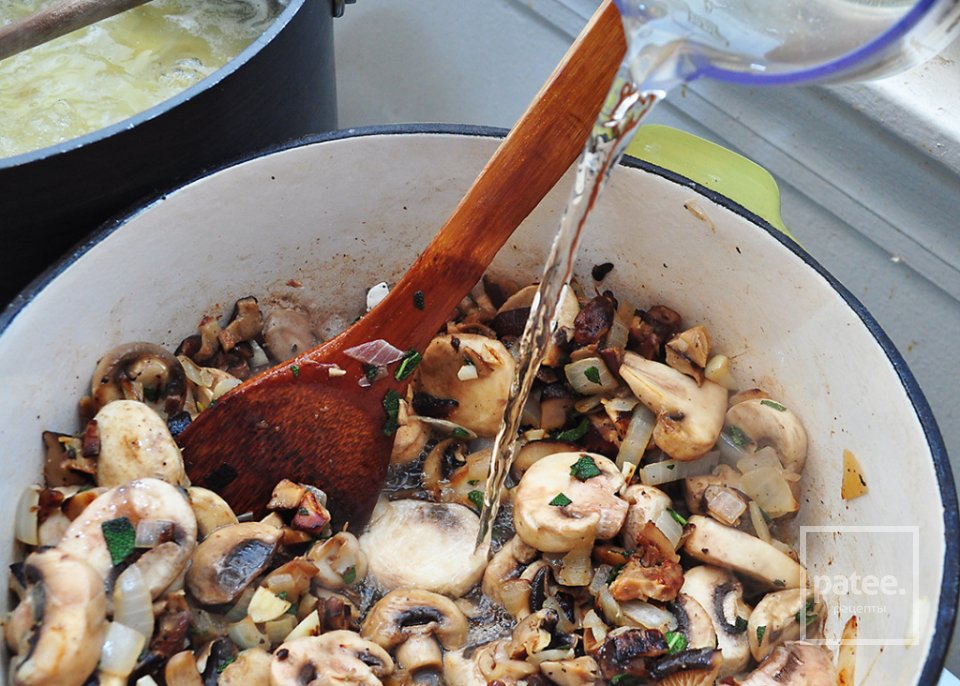 Паста с грибами и шалфеем - Шаг 16