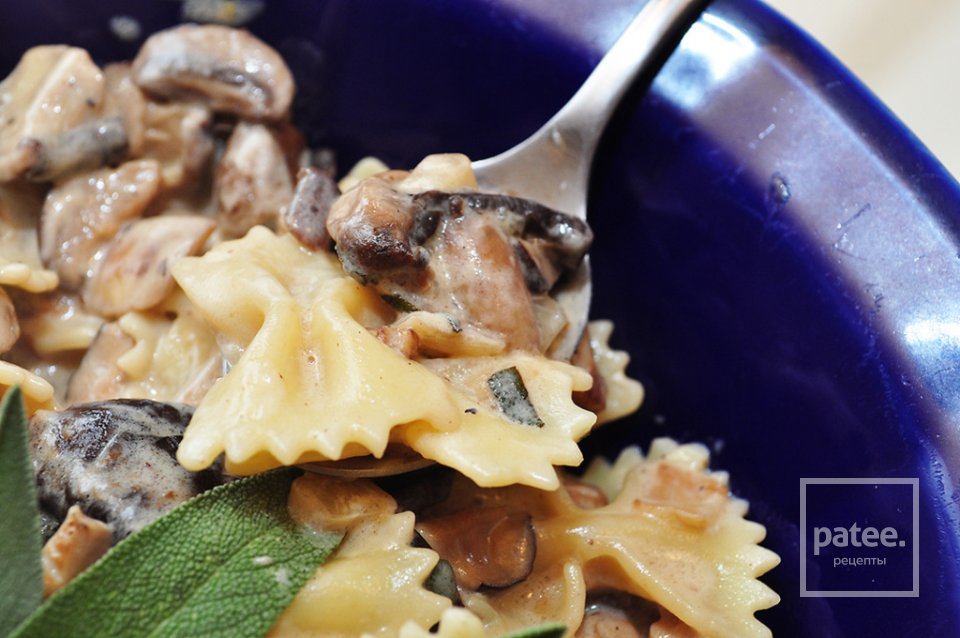 Паста с грибами и шалфеем - Шаг 27