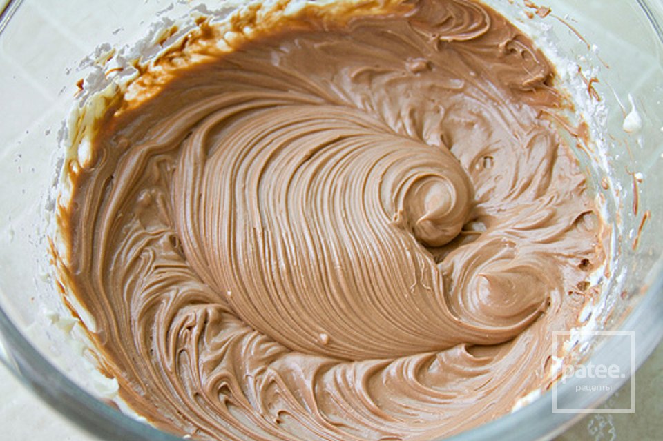 Пирожные с шоколадным кремом и ганашем - Шаг 9