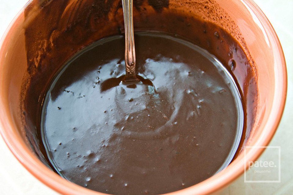 Пирожные с шоколадным кремом и ганашем - Шаг 11