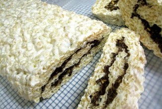 Зефирный рулет с шоколадом