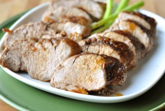 Свиная вырезка с глазурью