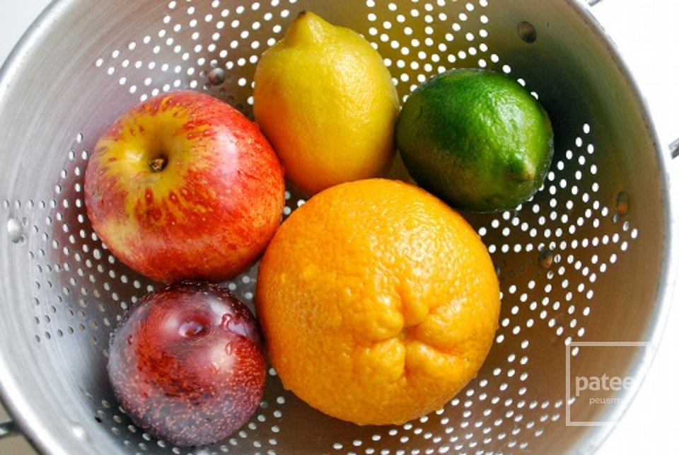 Цитрусовая сангрия - Шаг 1