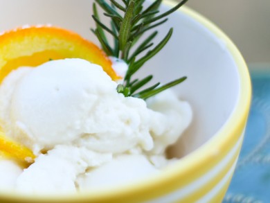 Рецепт Апельсиновое мороженое
