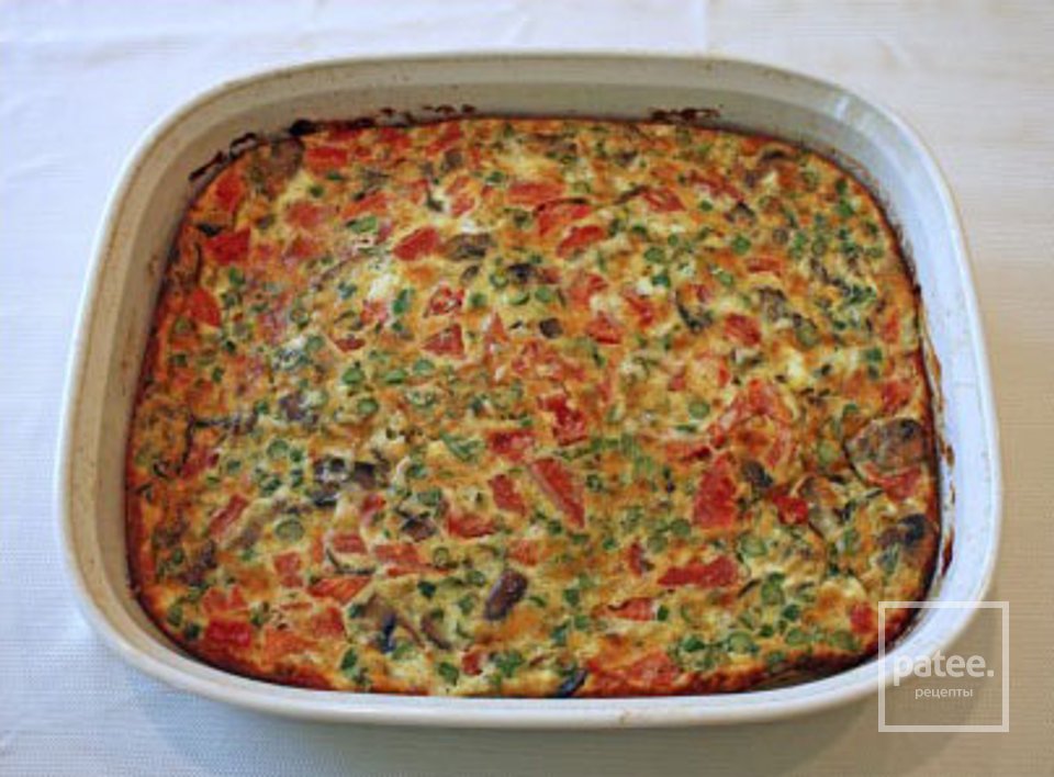 Запеченные яйца со спаржей и грибами - Шаг 8