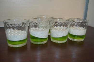 желе со сметаной - приготовление