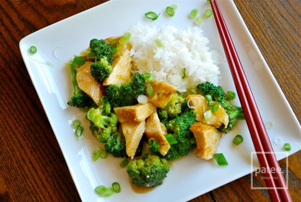 Куриное филе с брокколи в цитрусовом соусе - Шаг 11