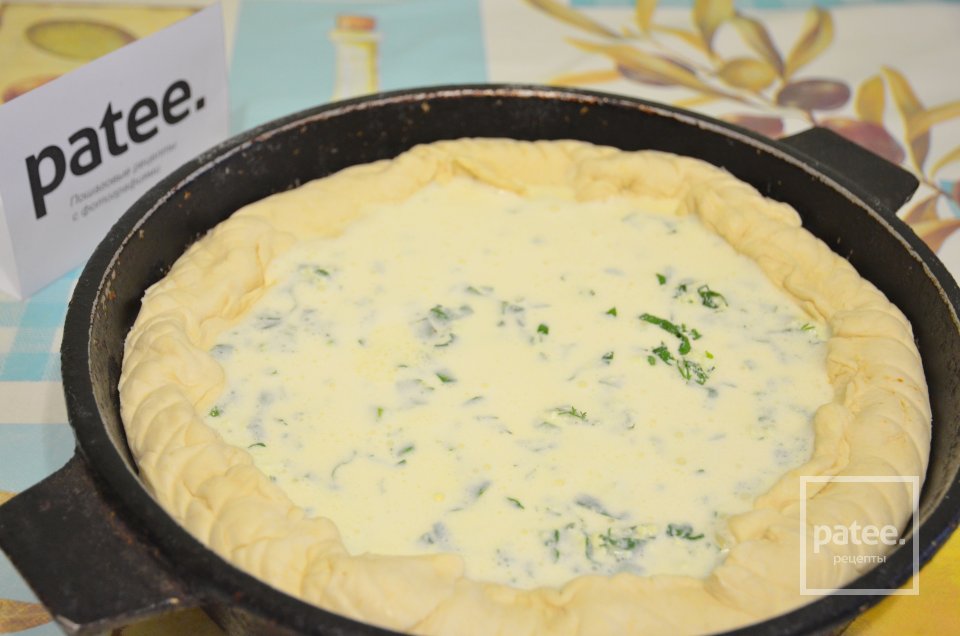 Пирог с зеленью и творогом - Шаг 17