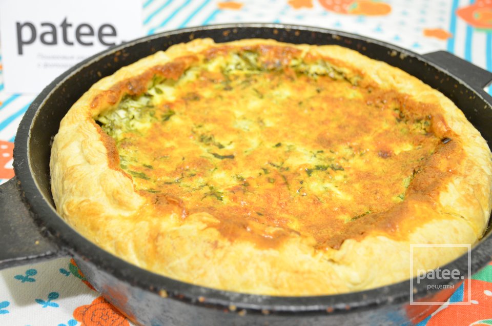 Пирог с зеленью и творогом - Шаг 18