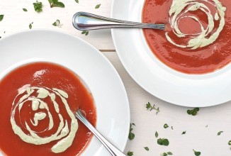Томатный суп со сливками