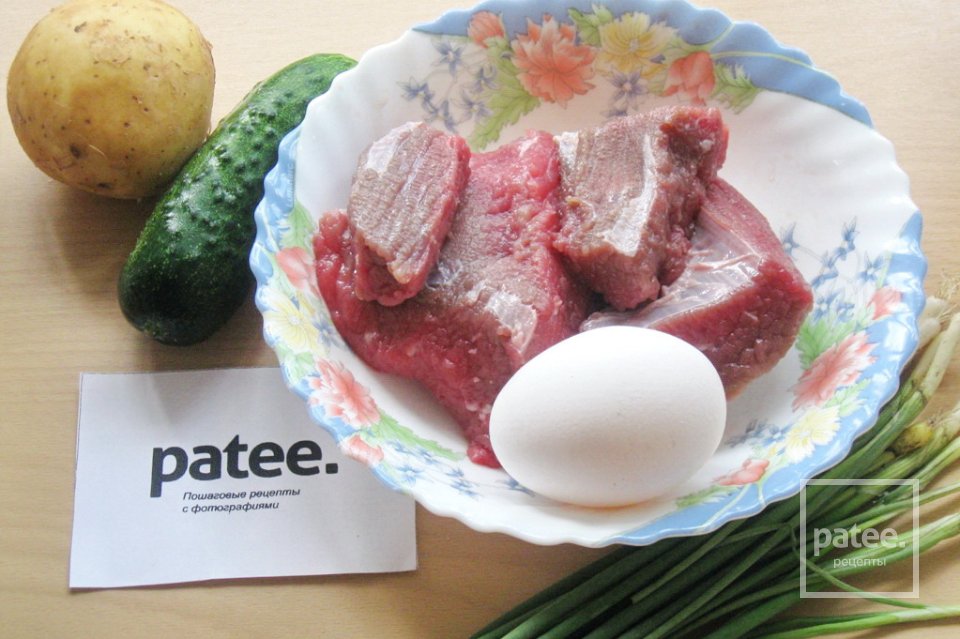 Окрошка на домашнем квасе - Шаг 8