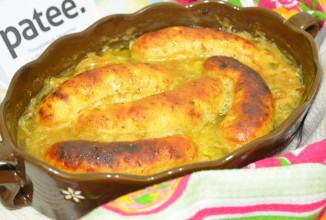 Белая колбаса в пиве