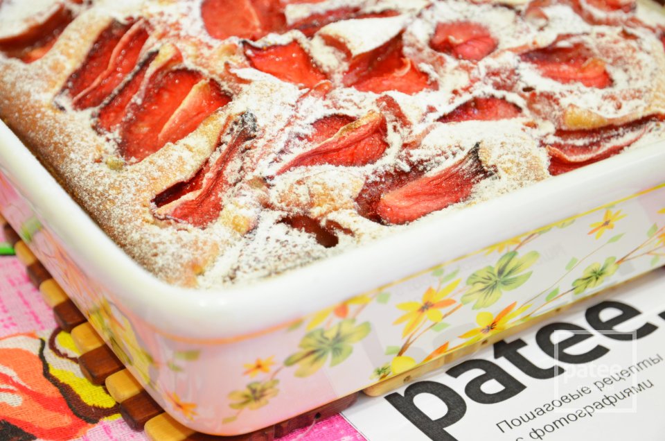 Клубничный кекс - Шаг 15