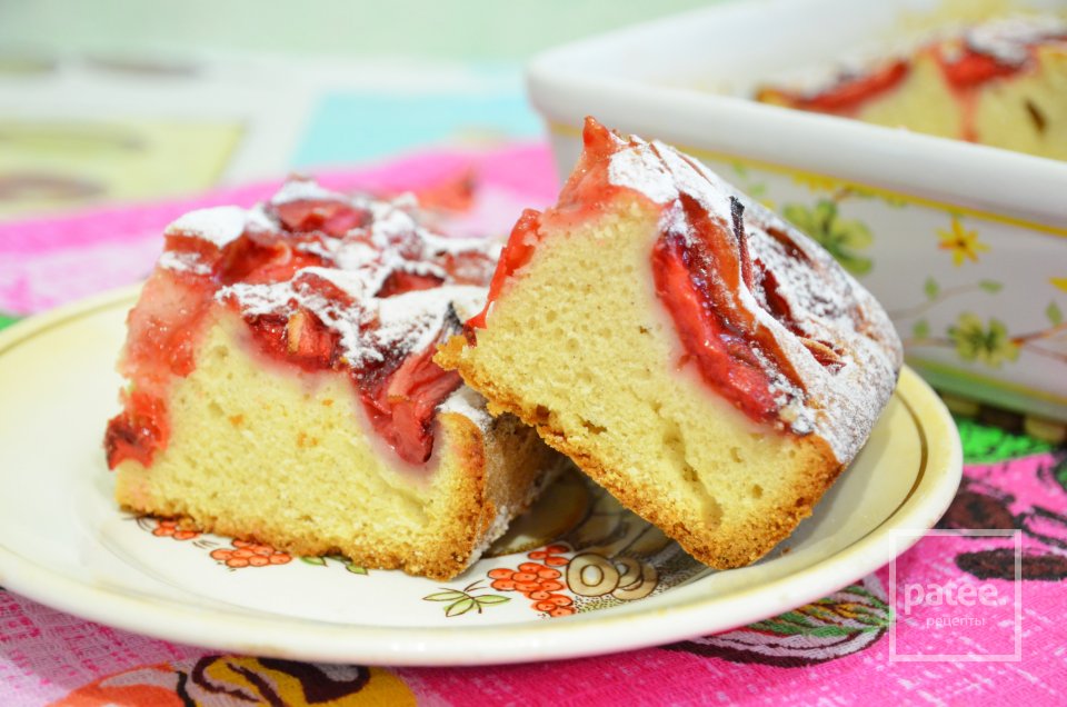 Клубничный кекс - Шаг 16