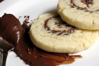 Печенье с нутеллой и орехами