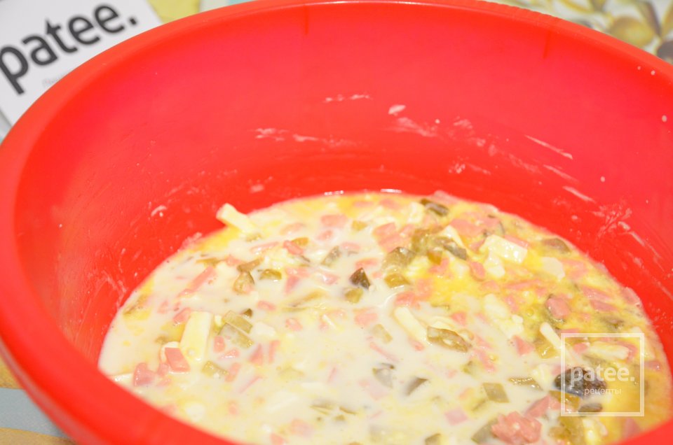 Пирог с ветчиной - Шаг 18