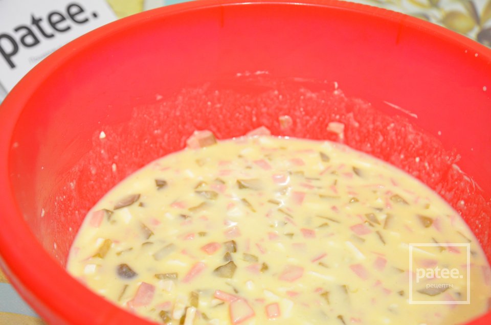 Пирог с ветчиной - Шаг 19