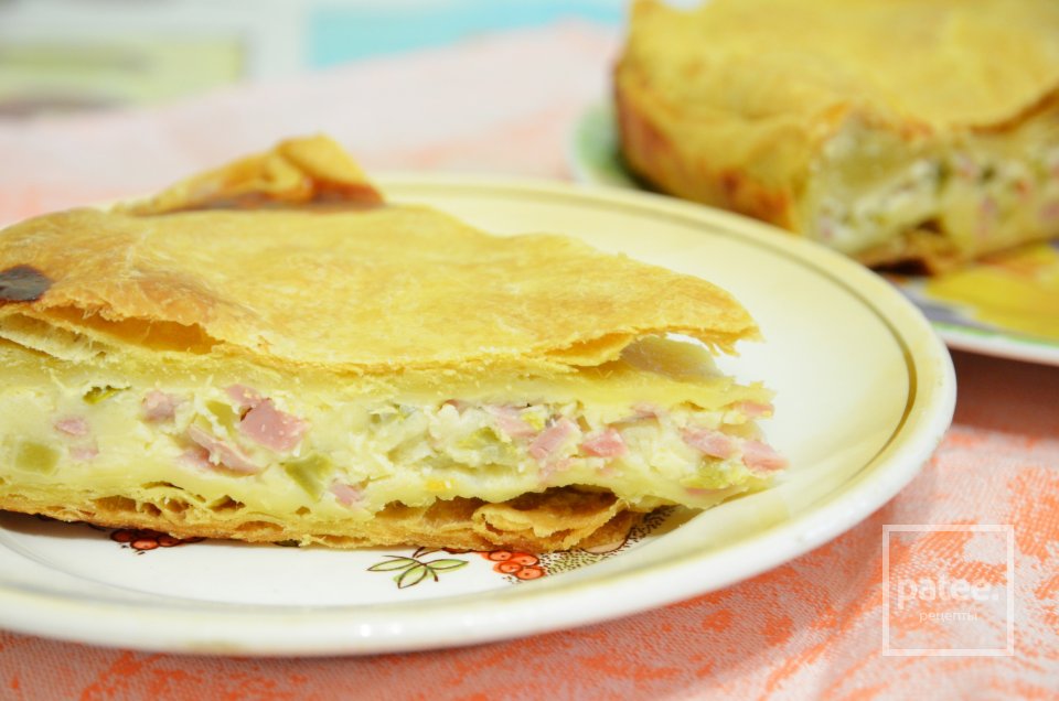 Пирог с ветчиной - Шаг 26