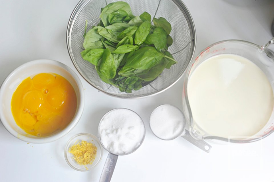 Базиликовое мороженое - Шаг 1