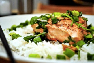 Лосось в имбирном соусе