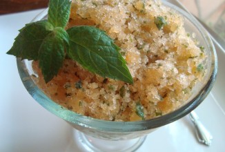 Дынно-мятная гранита