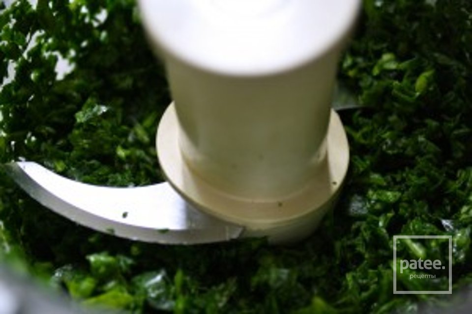 Курица в панировке из шпината с орехами - Шаг 3