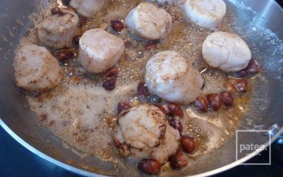 Морские гребешки с фундуком - Шаг 4