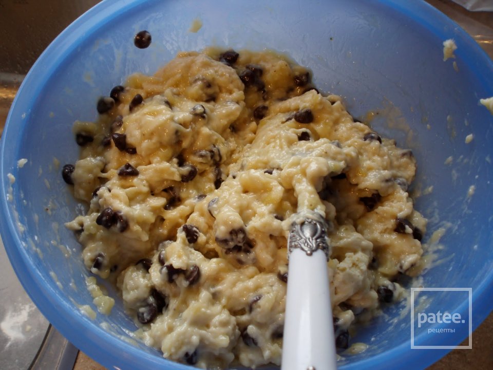 Банановые кексы с шоколадными чипсами - Шаг 5