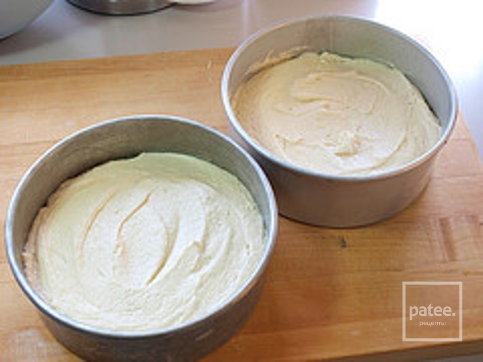 Торт с малиновым кремом и ганашем - Шаг 7