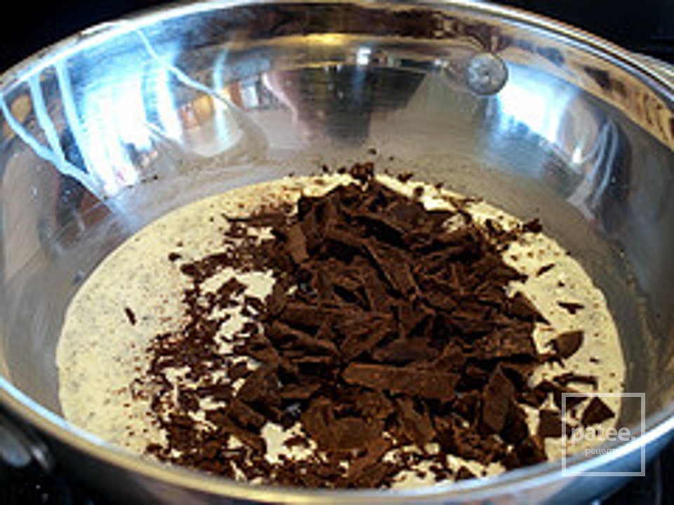 Торт с малиновым кремом и ганашем - Шаг 14