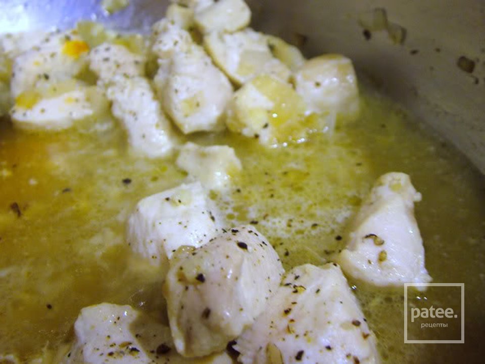 Курица с пастой в сливочном соусе - Шаг 14