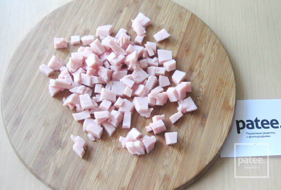 Салат из цветной капусты и ветчины - Шаг 9