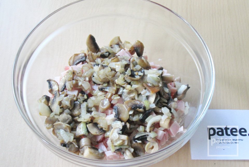 Салат из цветной капусты и ветчины - Шаг 11