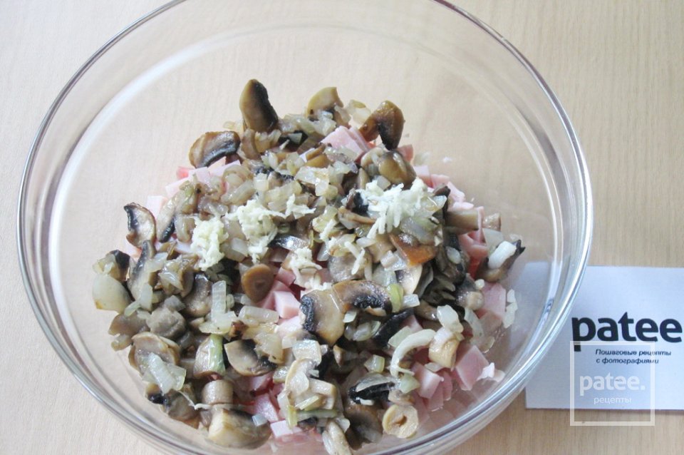 Салат из цветной капусты и ветчины - Шаг 12