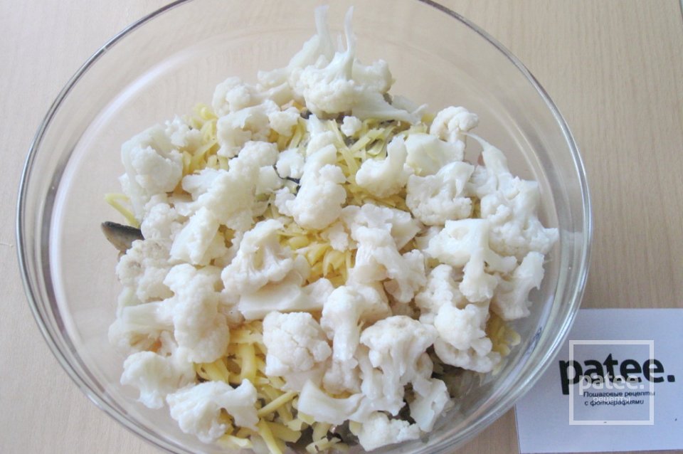 Салат из цветной капусты и ветчины - Шаг 14