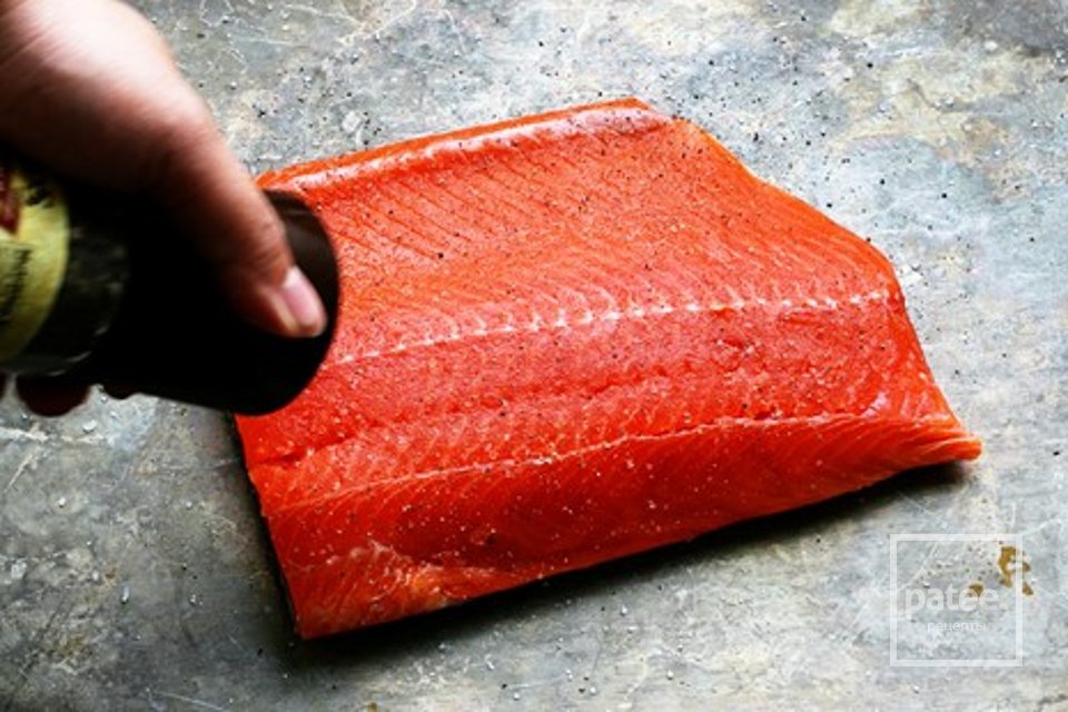 Жареный лосось с соусом терияки - Шаг 2