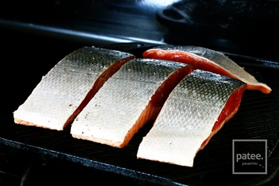 Жареный лосось с соусом терияки - Шаг 4