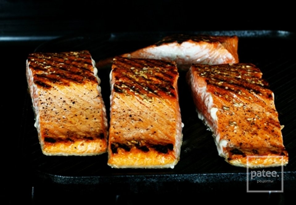 Жареный лосось с соусом терияки - Шаг 5