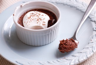 Шоколадно-карамельный мусс