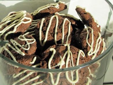 Рецепт Шоколадное печенье с корицей