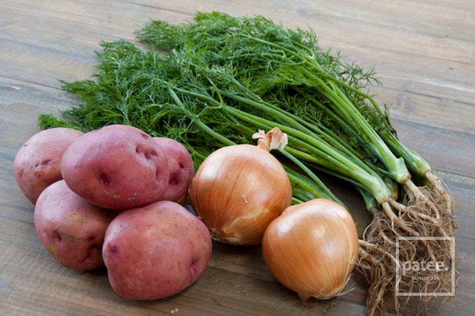 Картофельный салат с укропом - Шаг 1