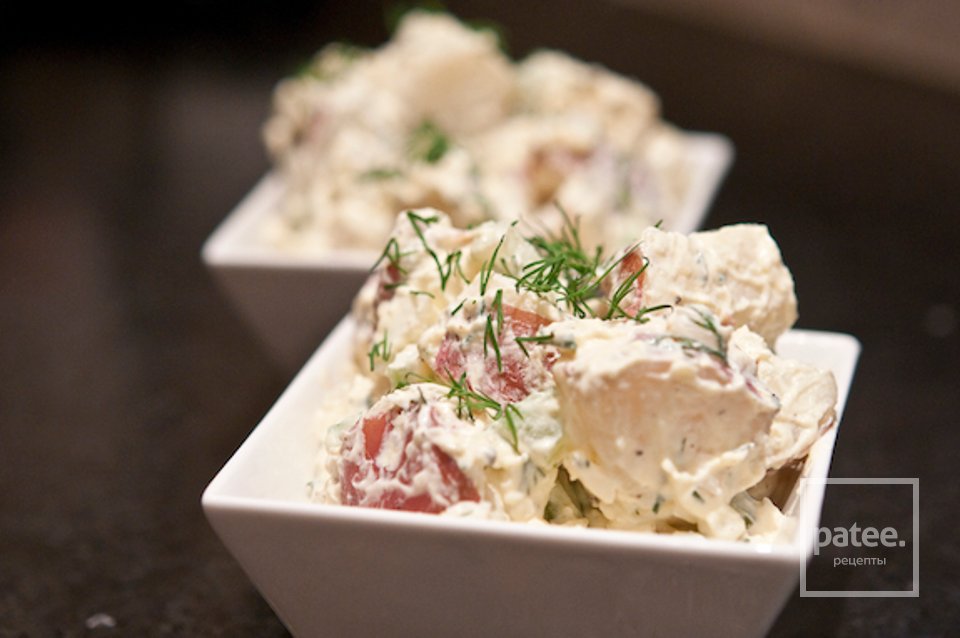 Картофельный салат с укропом - Шаг 5